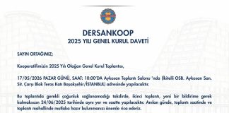 2025 YILI OLAĞAN GENEL KURULUNA DAVET