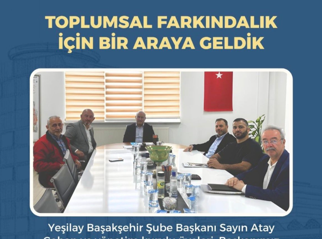 Yeşilay Başakşehir Yönetim Kurulundan DERSANKOOP’a Ziyaret