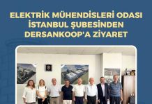 Elektrik Mühendisleri Odası İstanbul Şubesinden DERSANKOOP’a Ziyaret